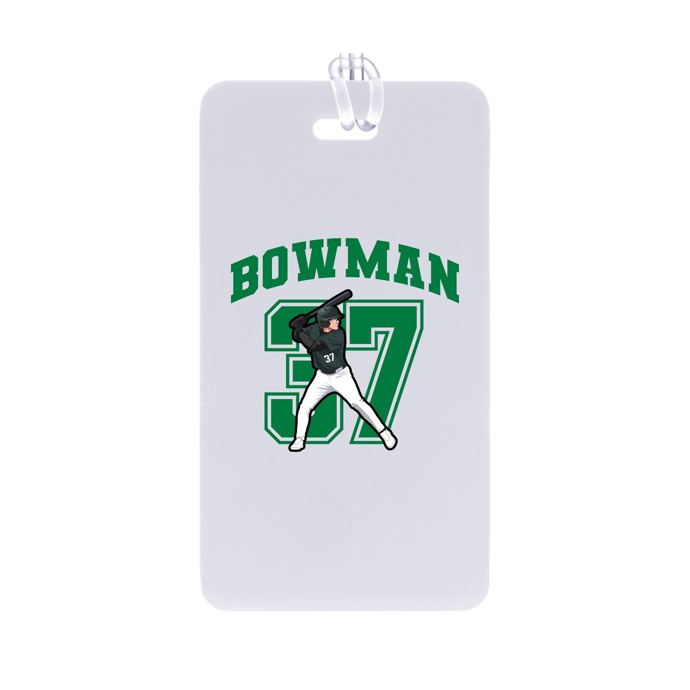 Bag Tag — Number in Classic