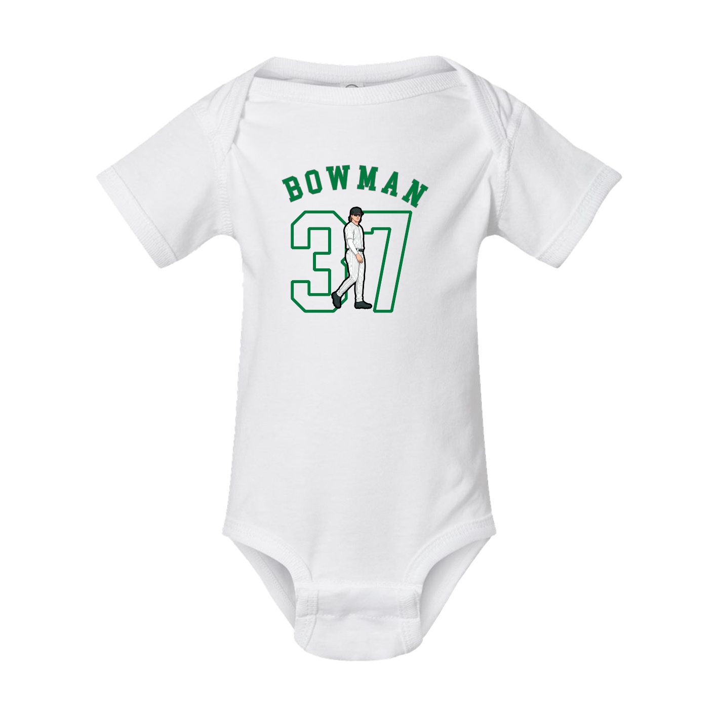 Baby Onesie — Shirsey Arch in White