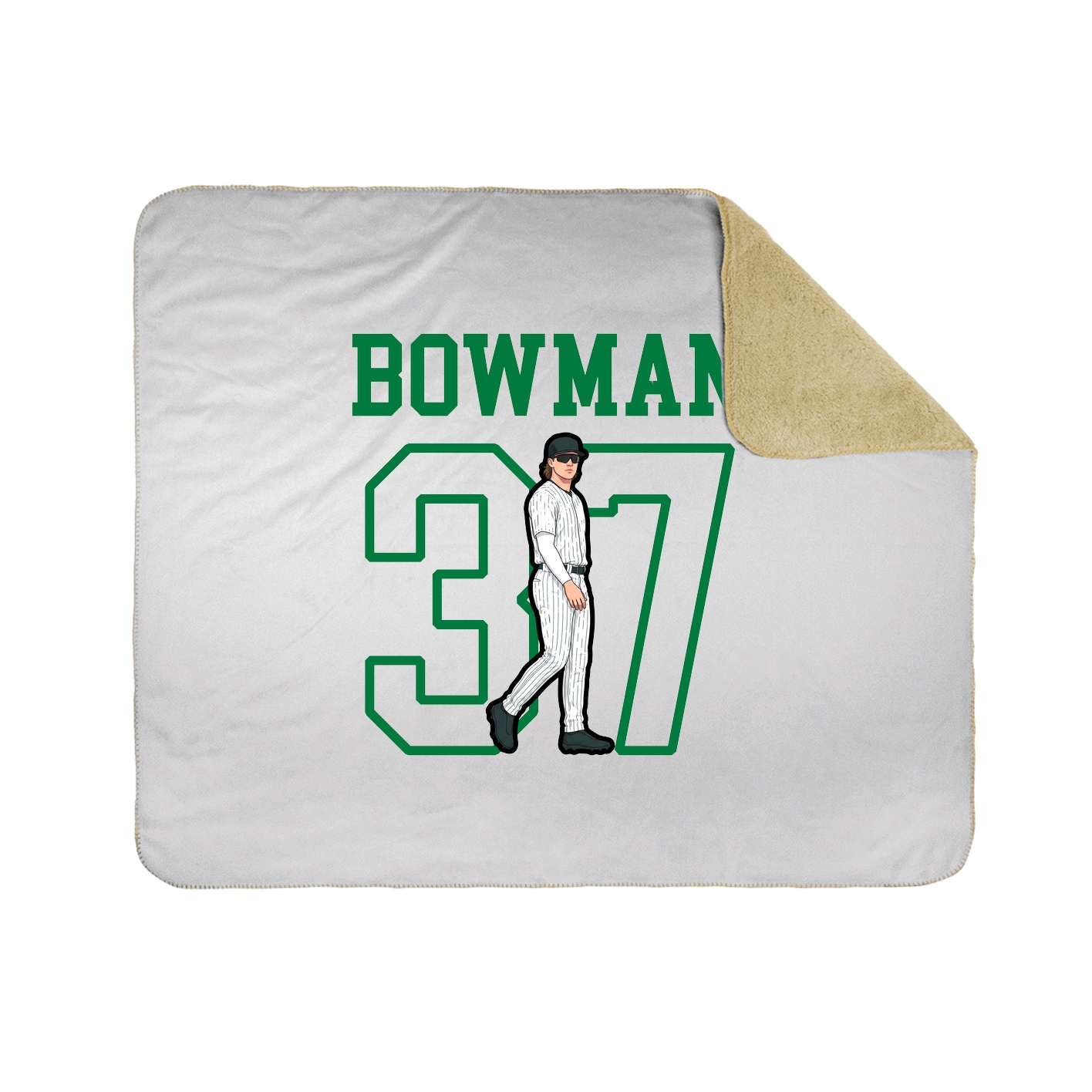 Throw Blanket — Shirsey in White