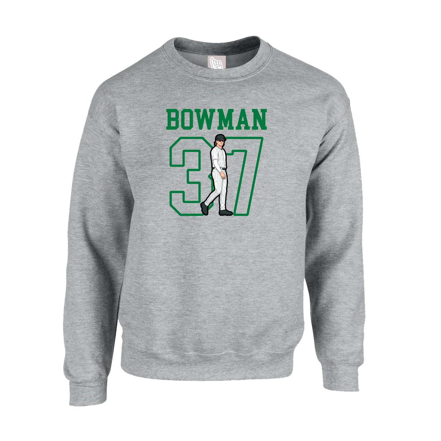Fleece Crew — Shirsey in Grey