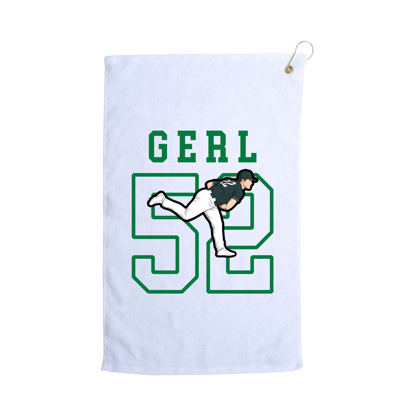 Golf Towel — Shirsey in White