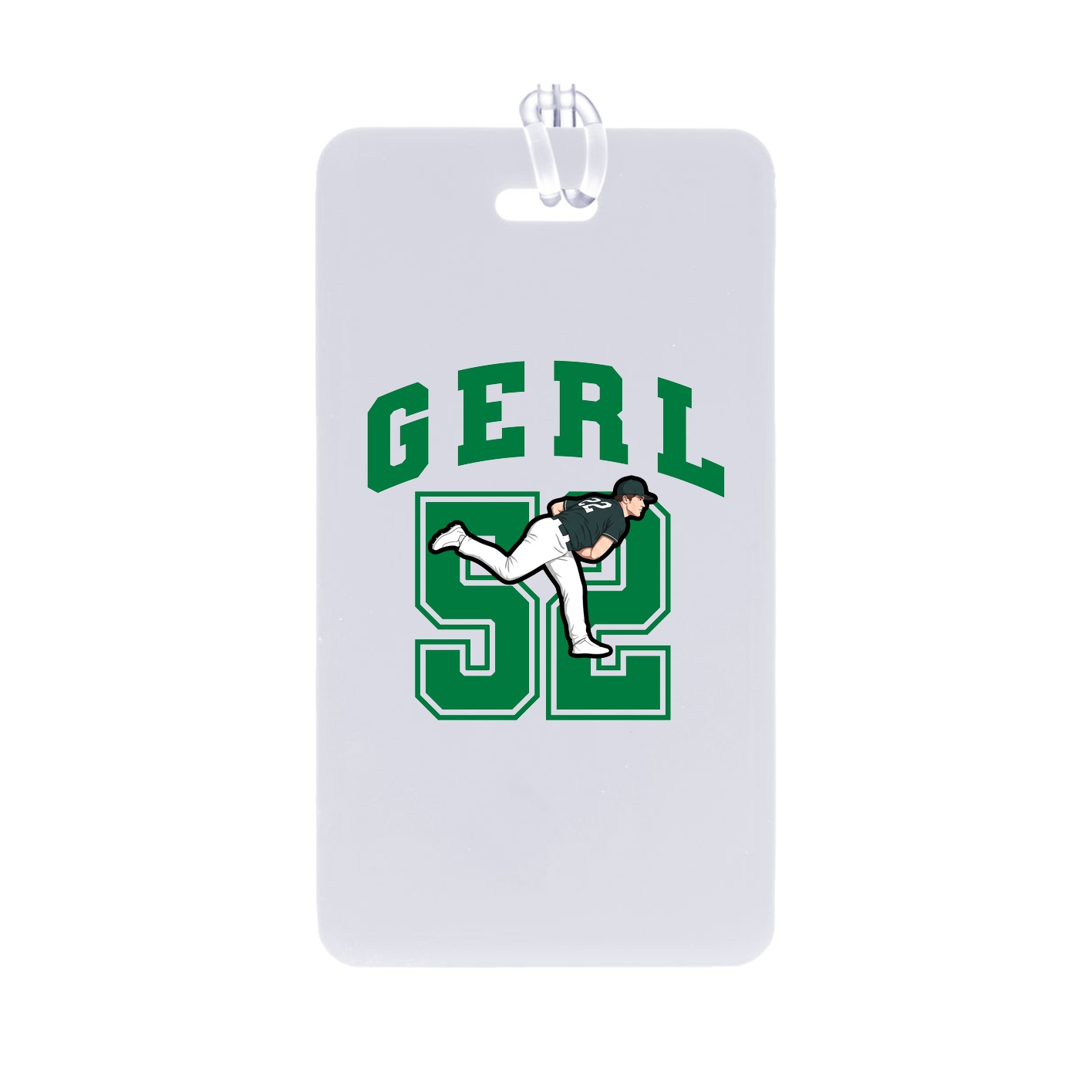 Bag Tag — Number in Classic