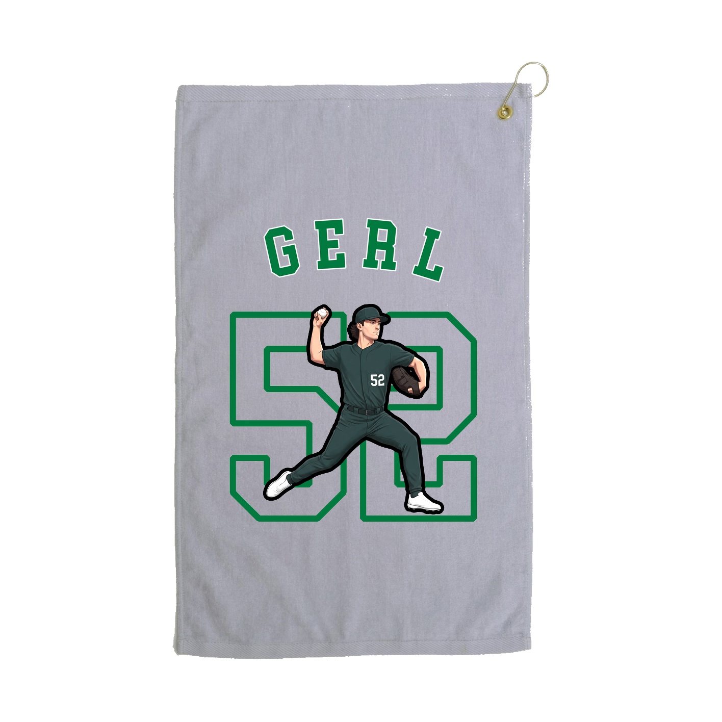 Golf Towel — Shirsey Arch in Grey