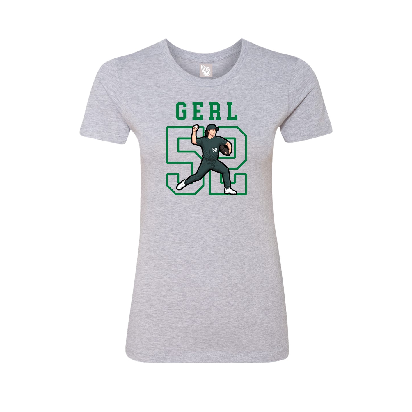 Fitted Women's Tee — Shirsey in Grey