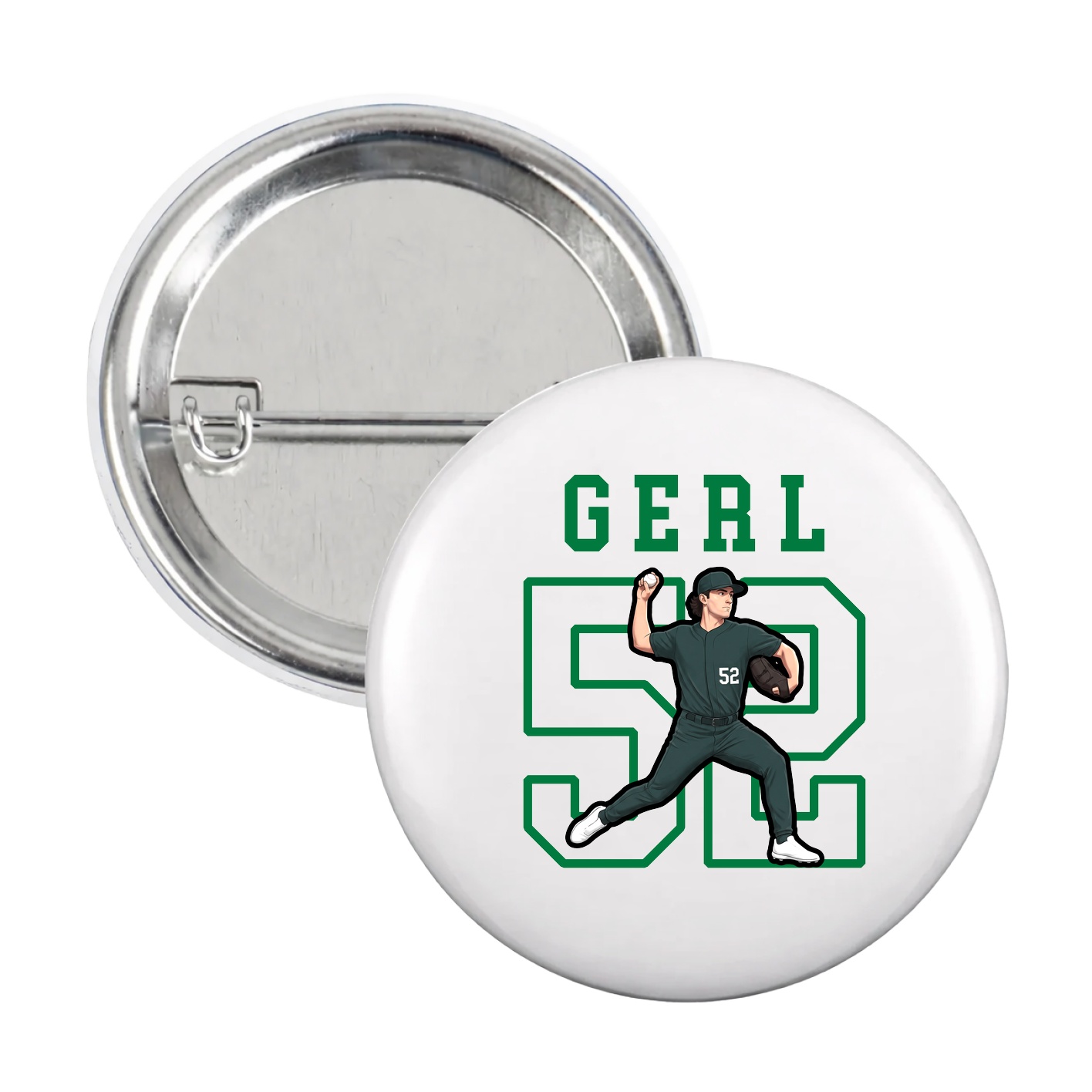 Game Day Button — Shirsey in White