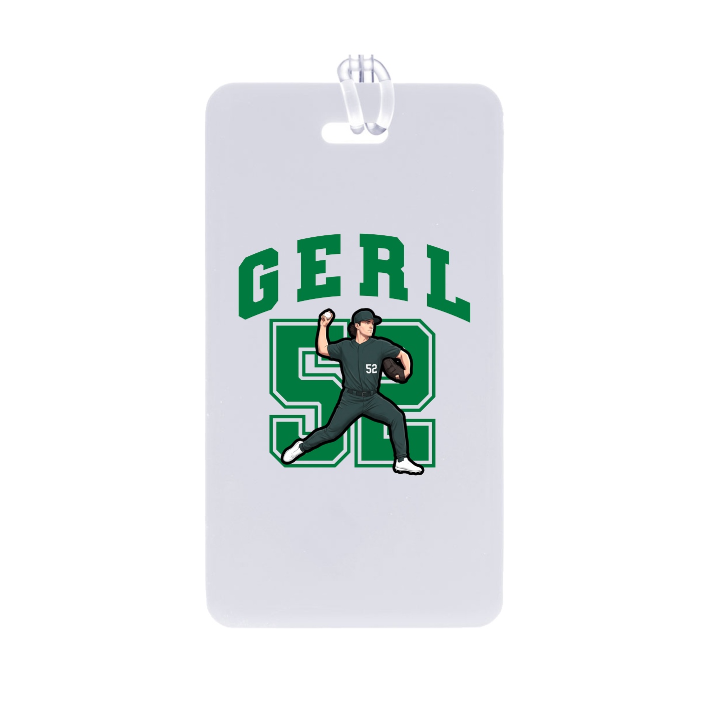 Bag Tag — Number in Classic