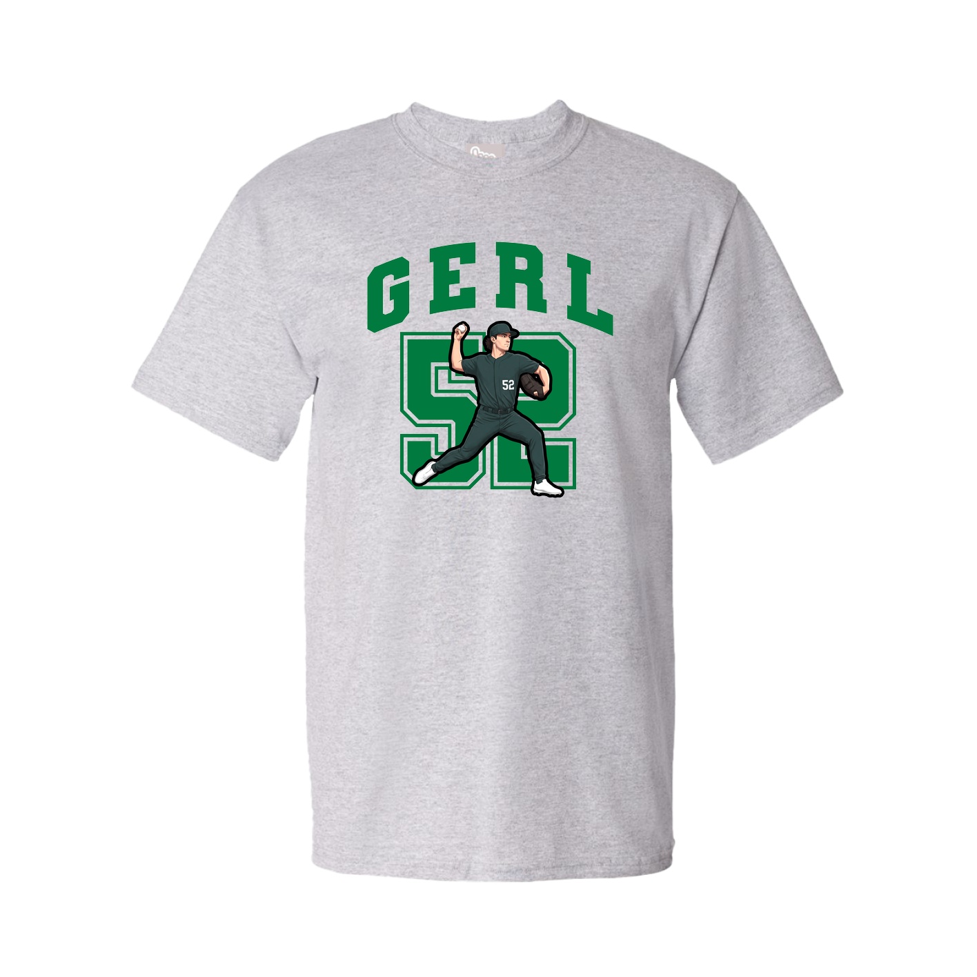 Youth Tee — Number in Grey