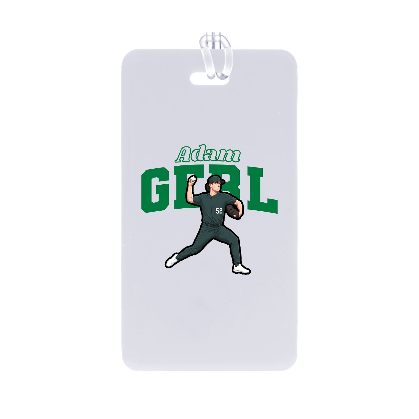 Bag Tag — Name Arch in Classic