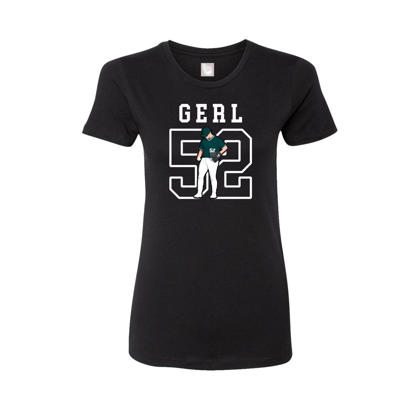 Fitted Women's Tee — Shirsey in Black