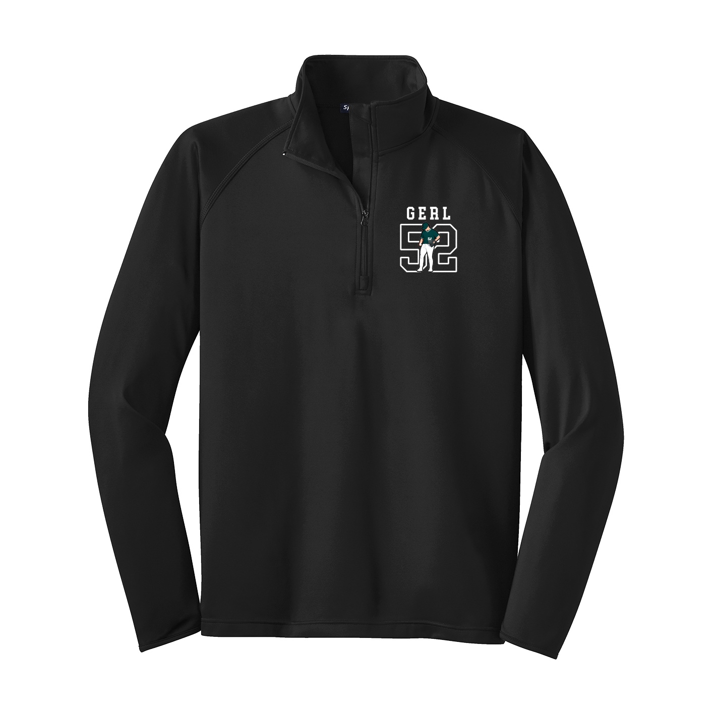 Q-Zip Pullover — Shirsey in Black