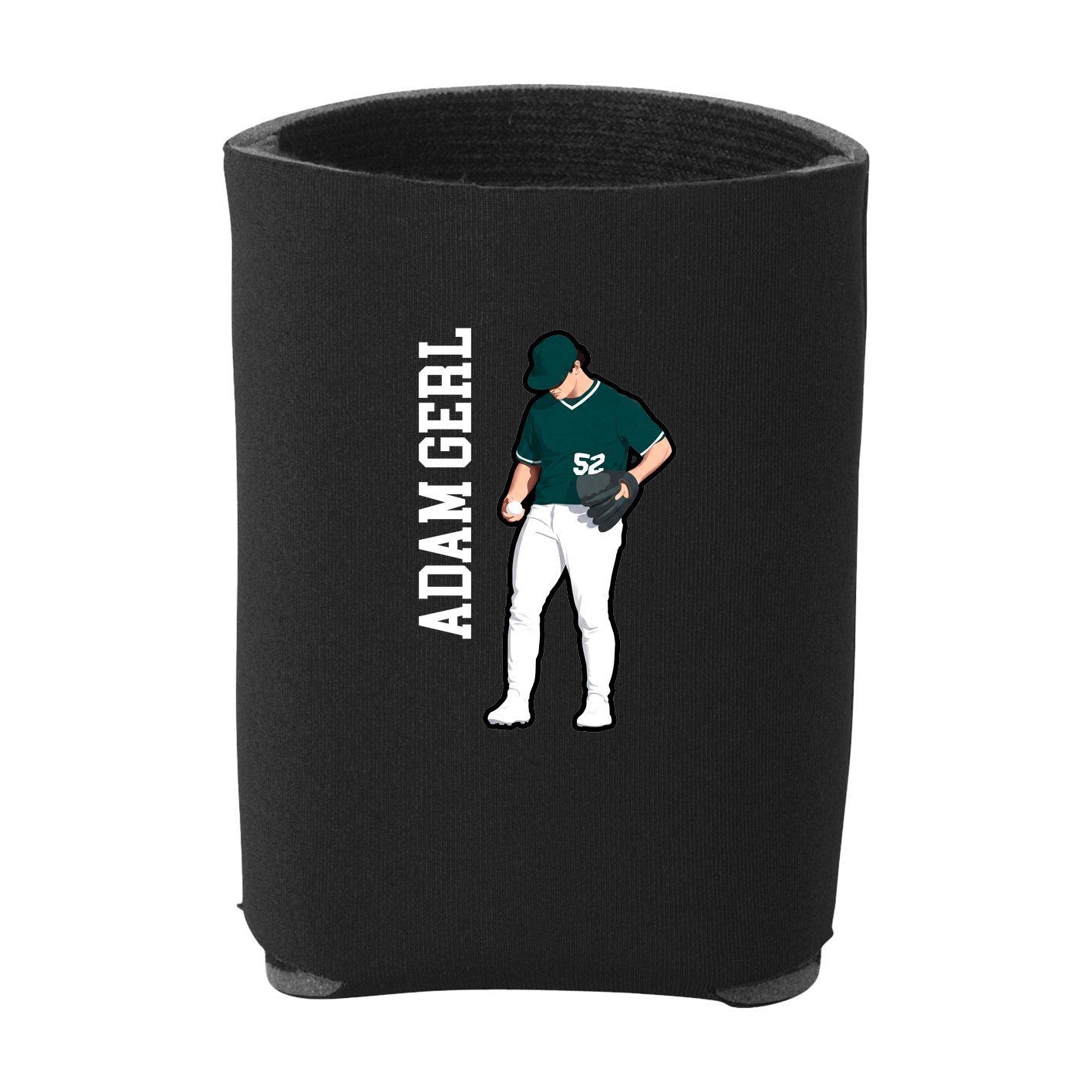 Can Holder — Name Vertical in Black