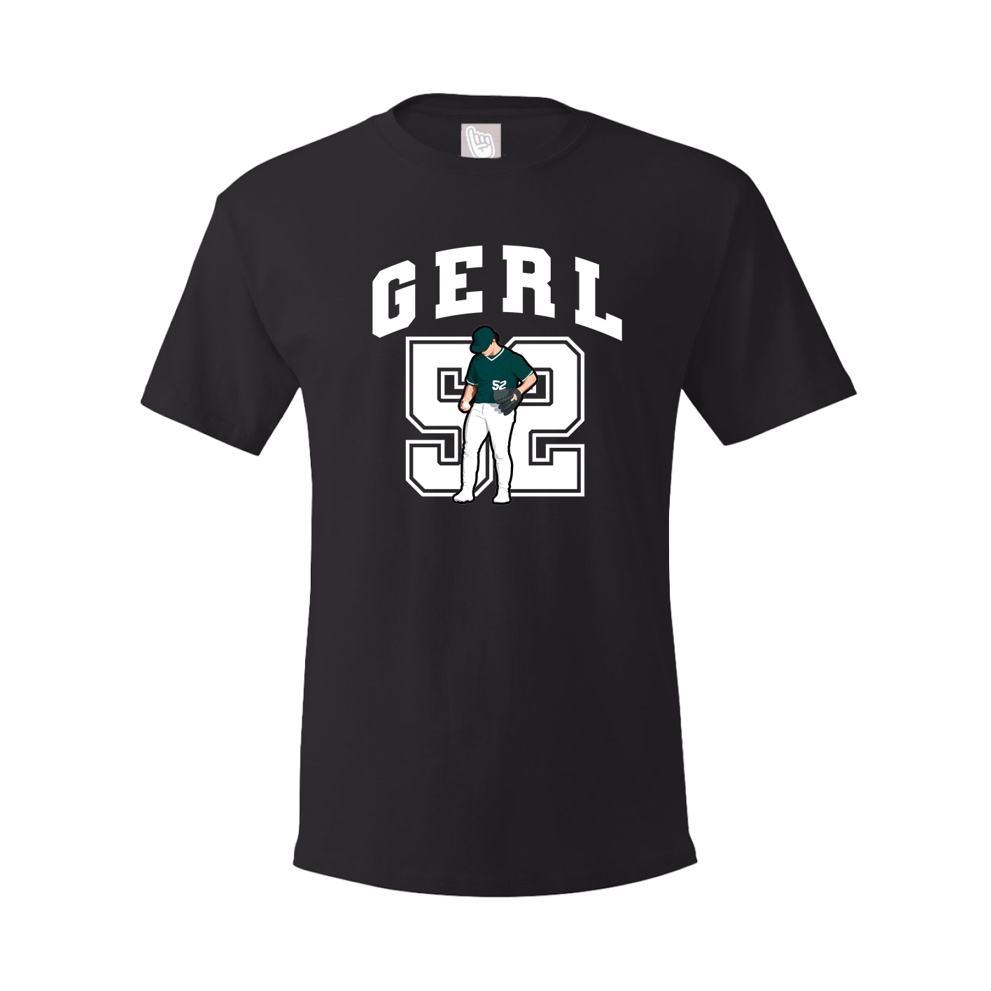 Youth Tee — Number in Black