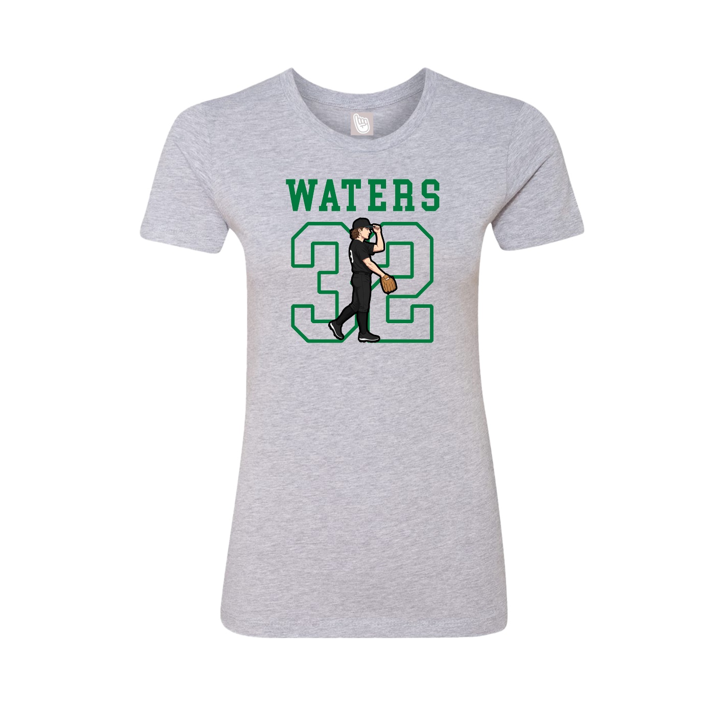 Fitted Women's Tee — Shirsey in Grey