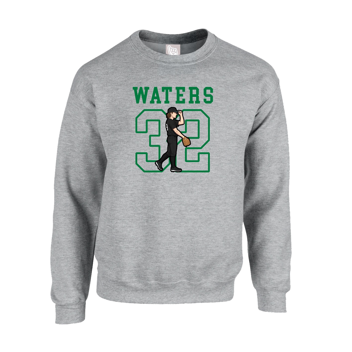 Fleece Crew — Shirsey in Grey