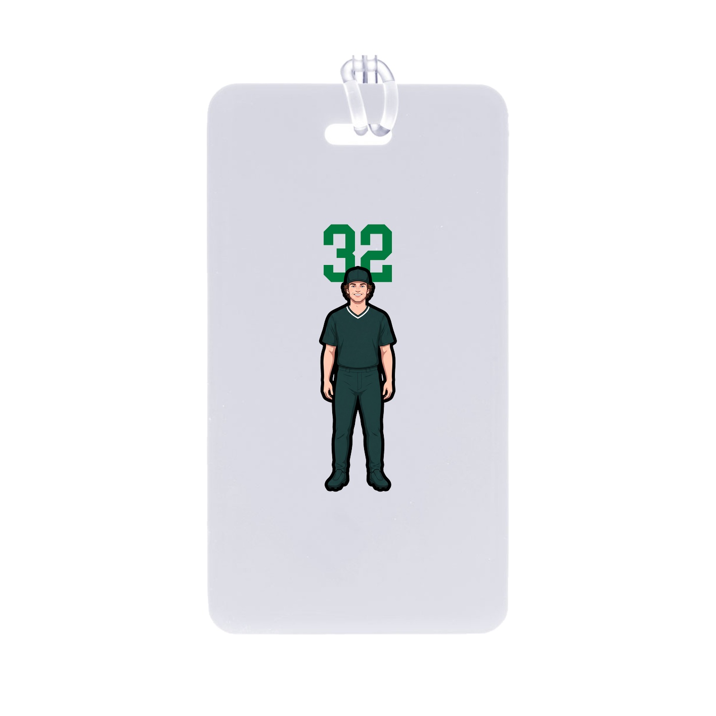 Bag Tag — Number Top in Classic