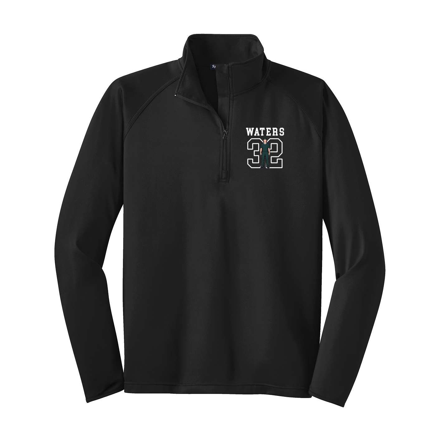 Q-Zip Pullover — Shirsey in Black