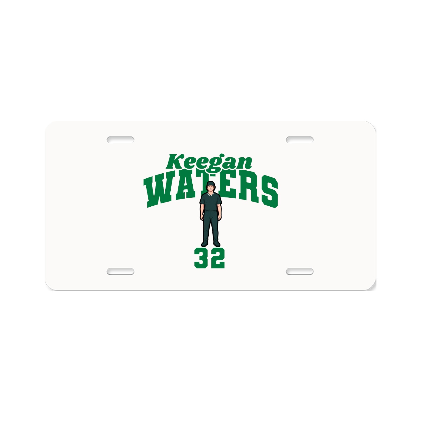 License Plate — Signature Arch in Classic