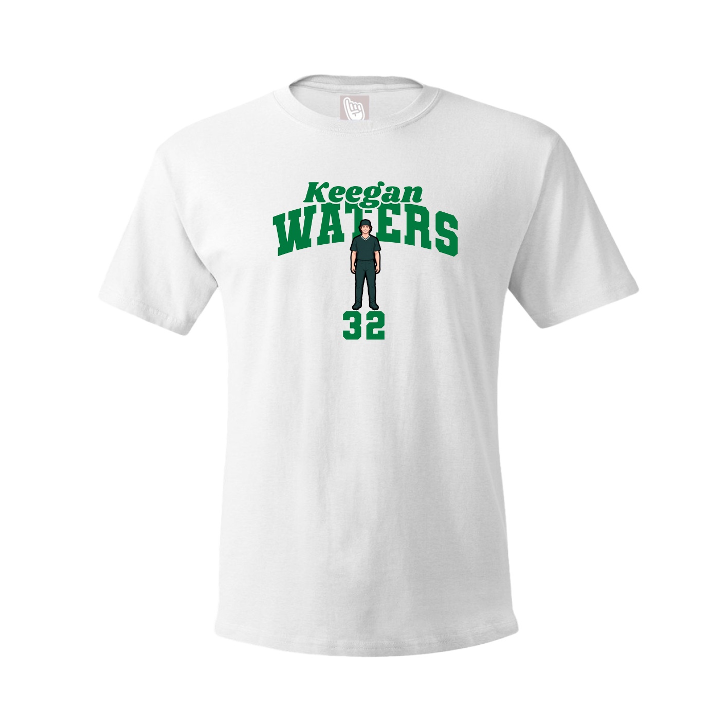 Youth Tee — Signature Arch in White