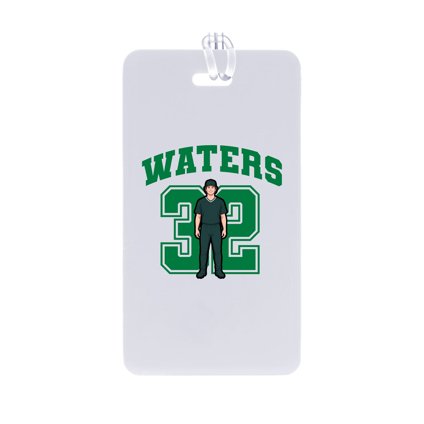 Bag Tag — Number in Classic