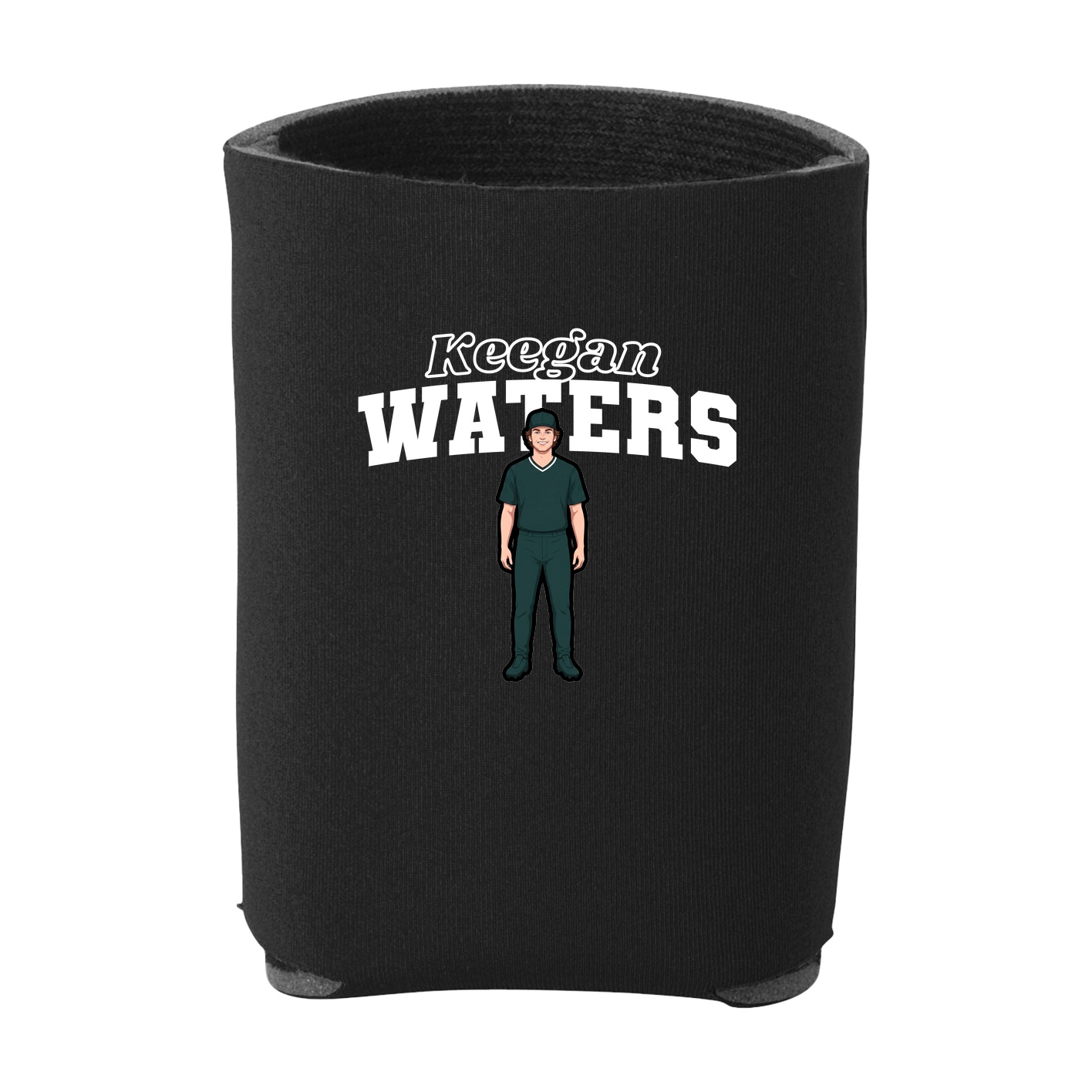 Can Holder — Name Arch in Black