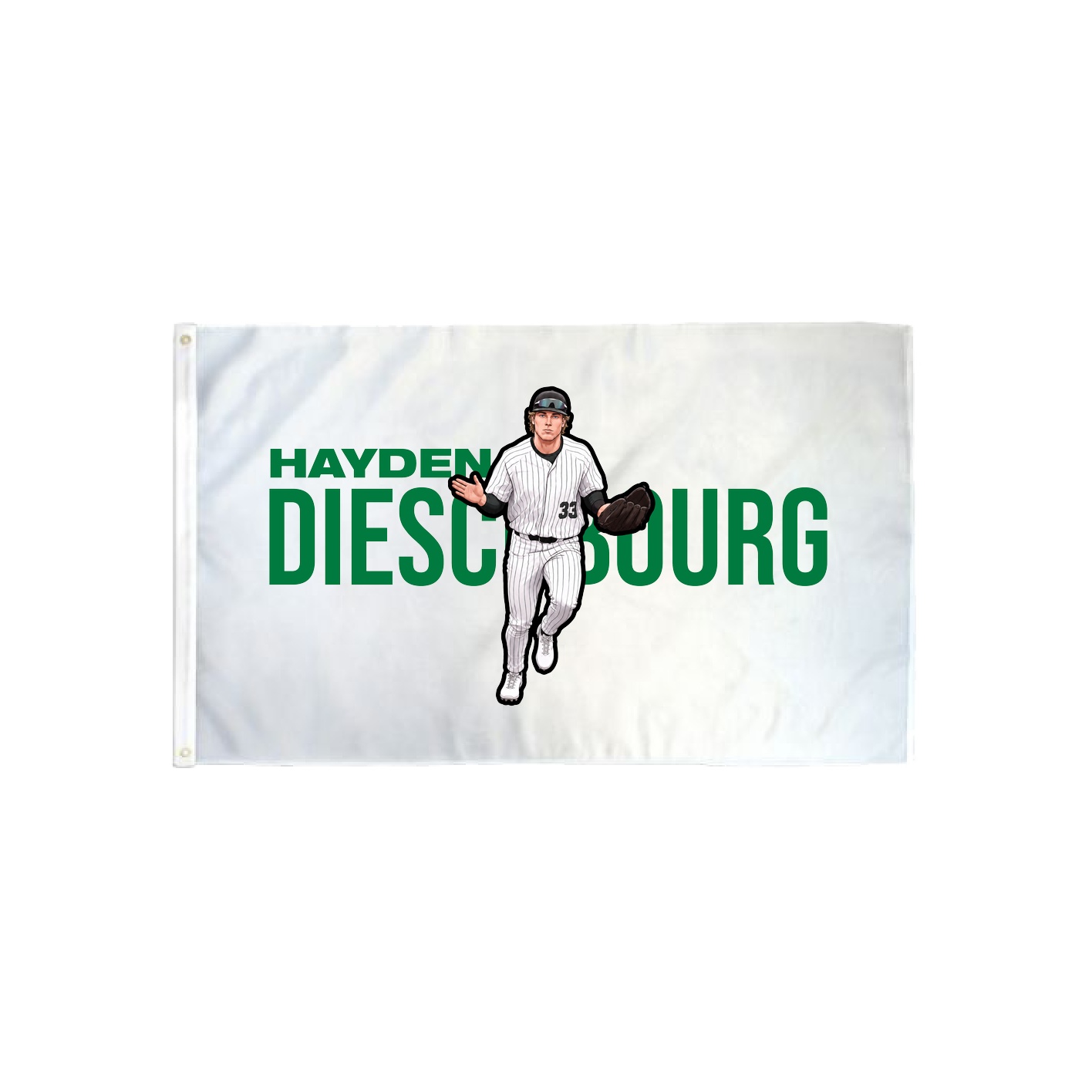3x5 Flag — Player Name in Classic