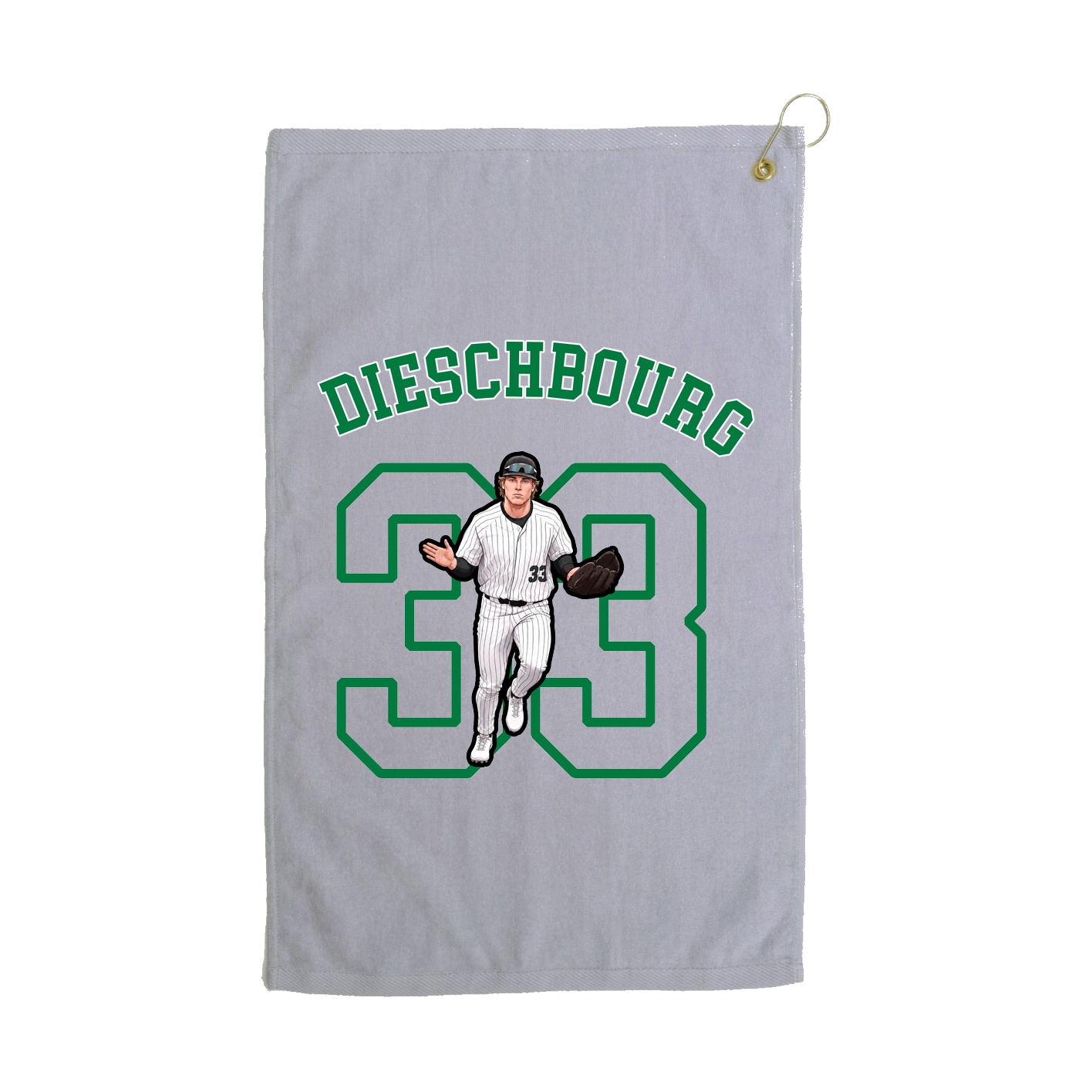 Golf Towel — Shirsey Arch in Grey