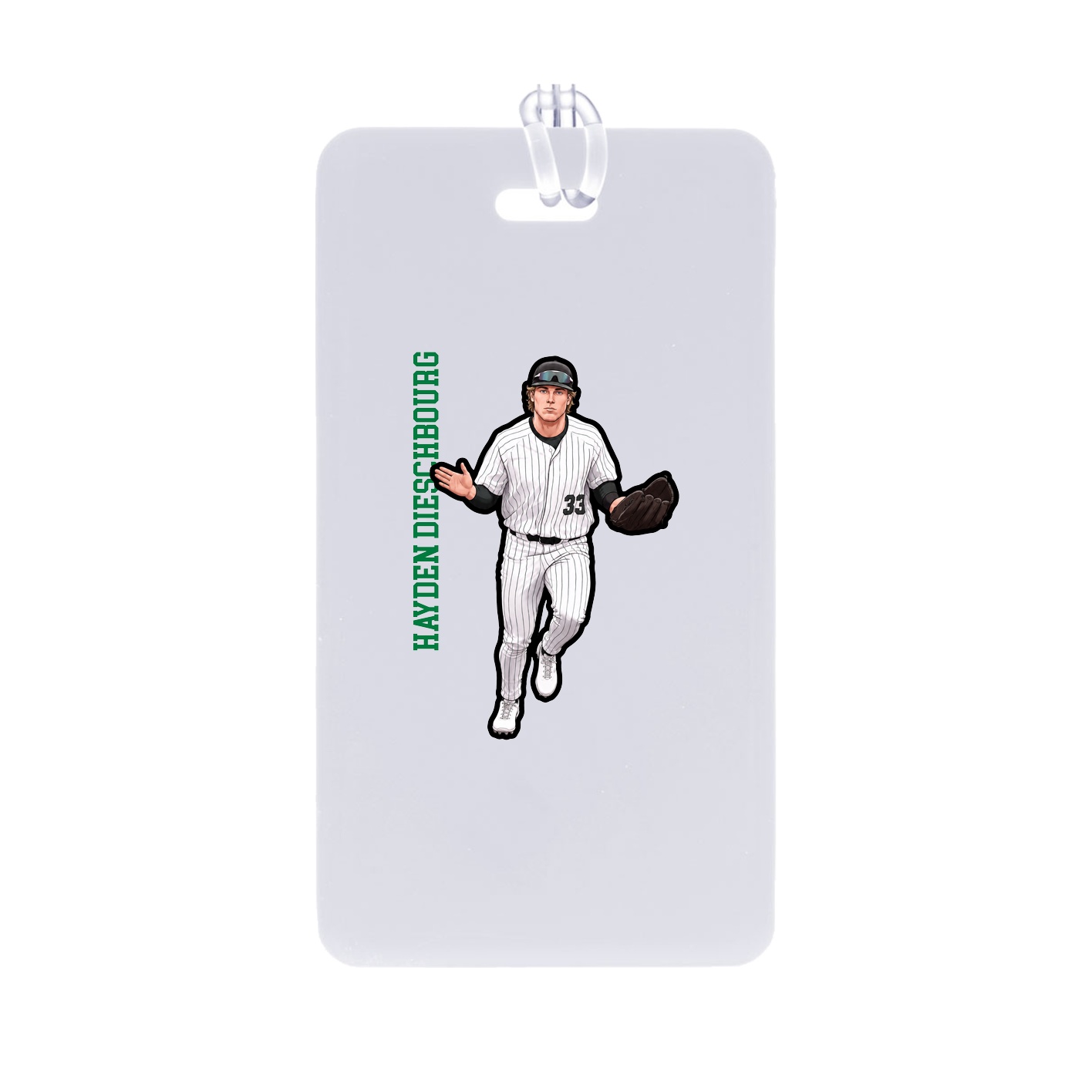 Bag Tag — Name Vertical in Classic