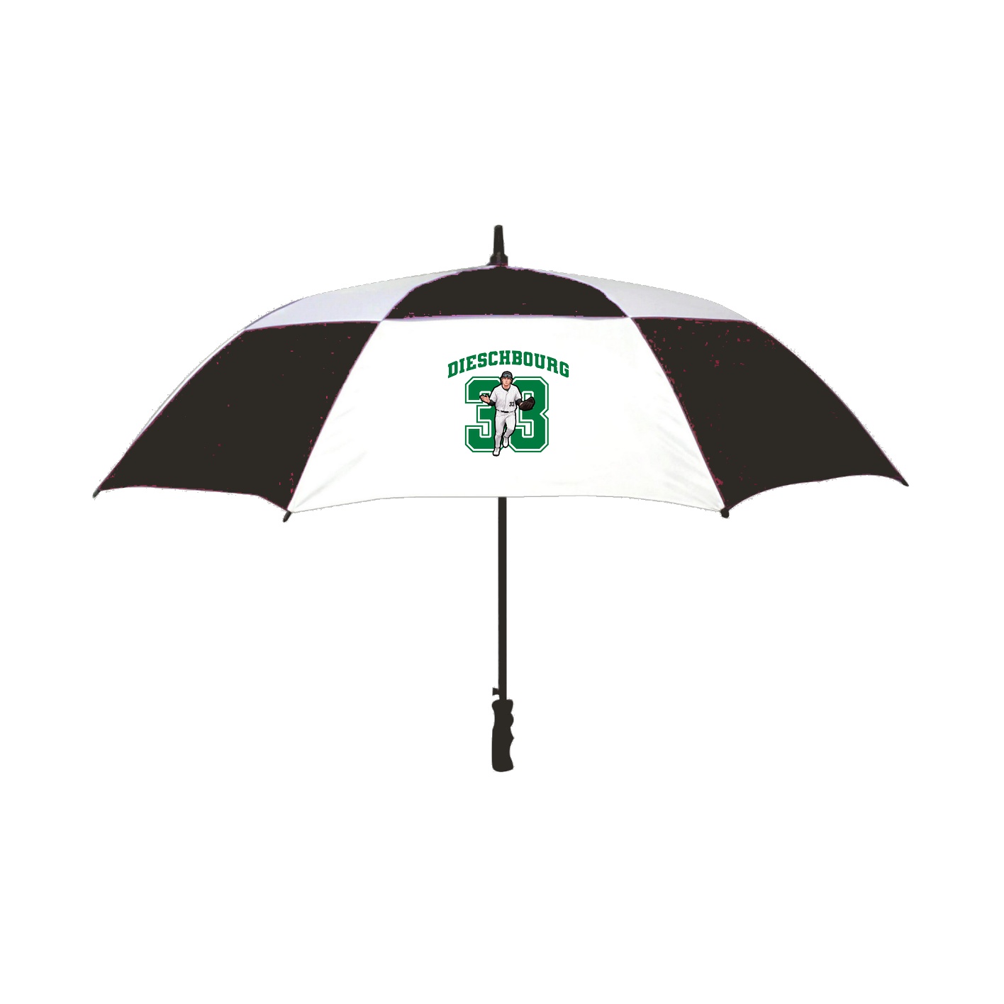 Golf Umbrella — Number in Black
