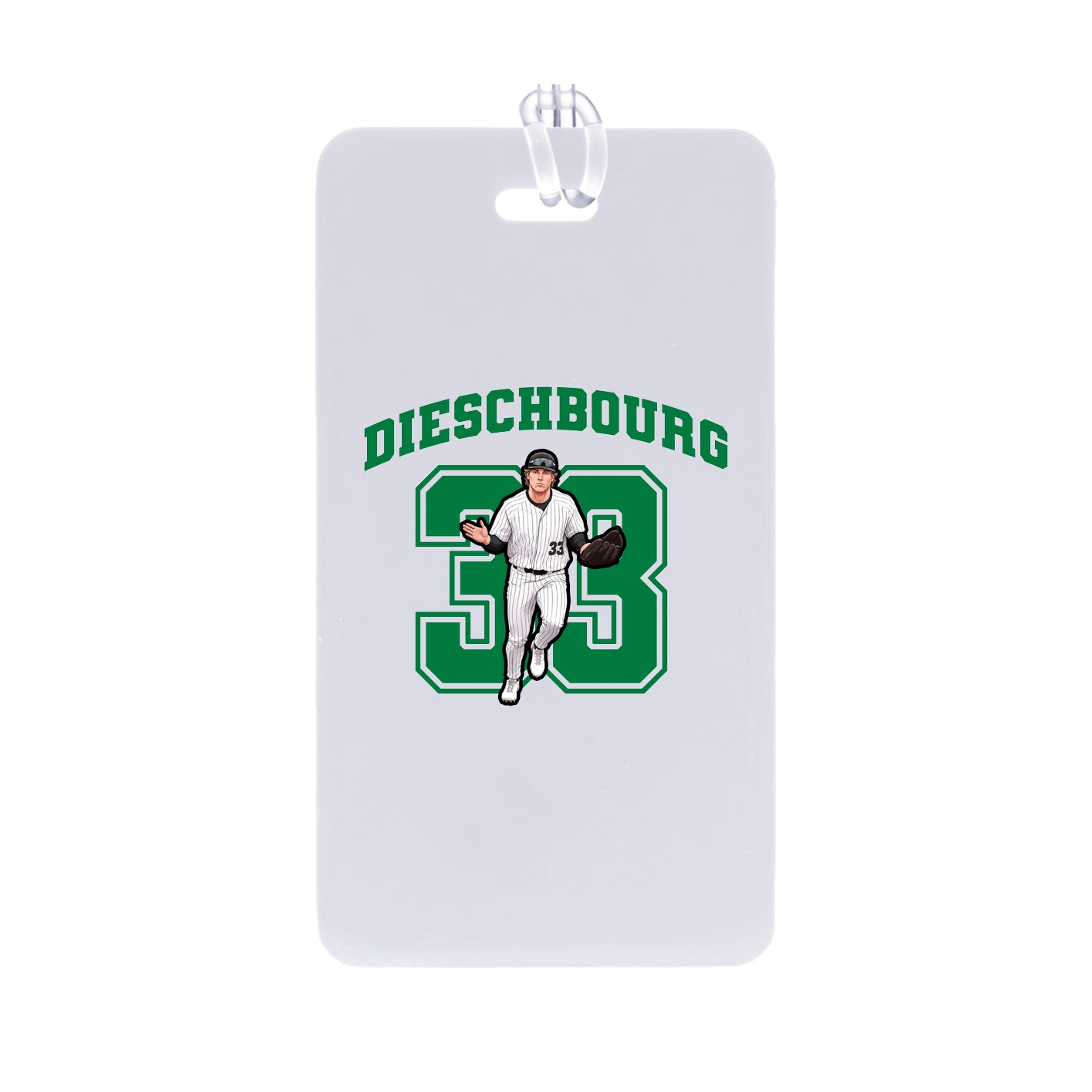 Bag Tag — Number in Classic