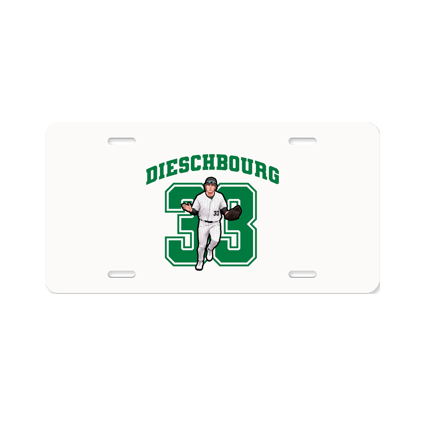 License Plate — Number in Classic