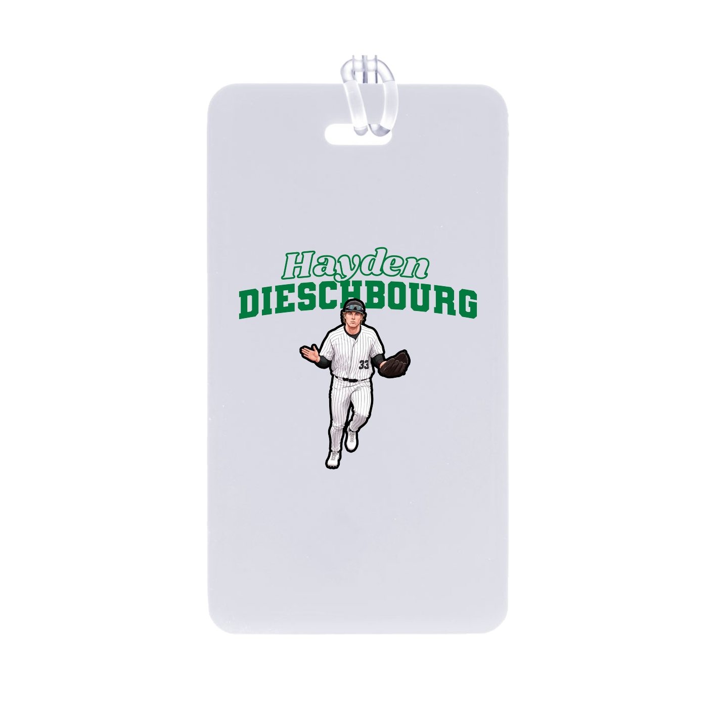 Bag Tag — Name Arch in Classic
