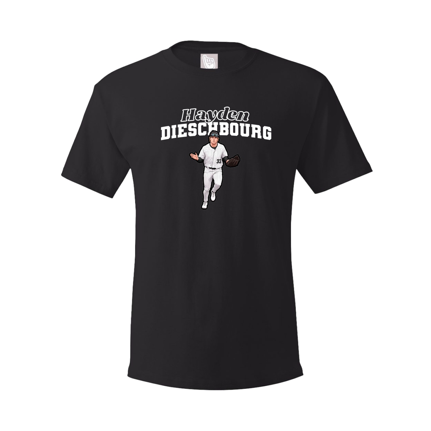 Youth Tee — Name Arch in Black