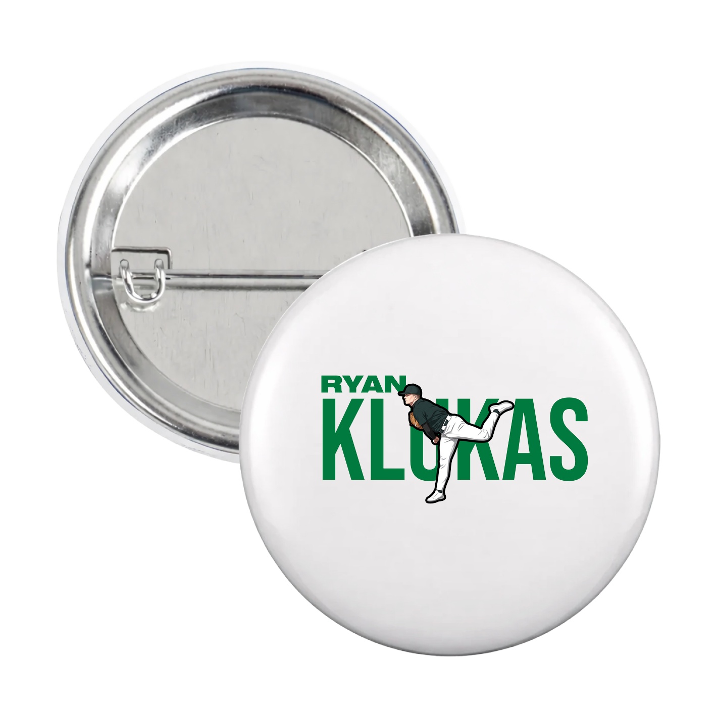 Game Day Button — Player Name in White