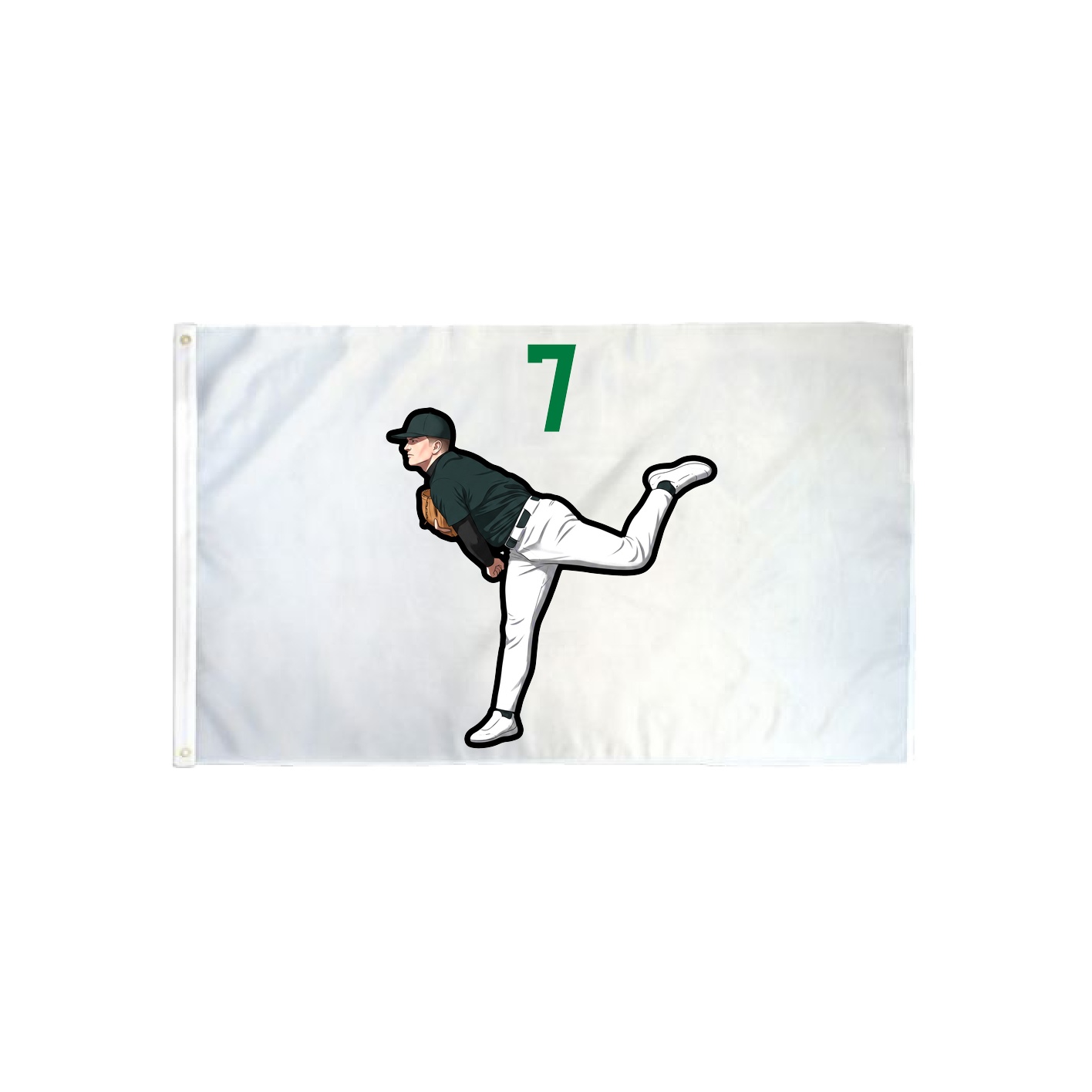 3x5 Flag — Number Top in Classic