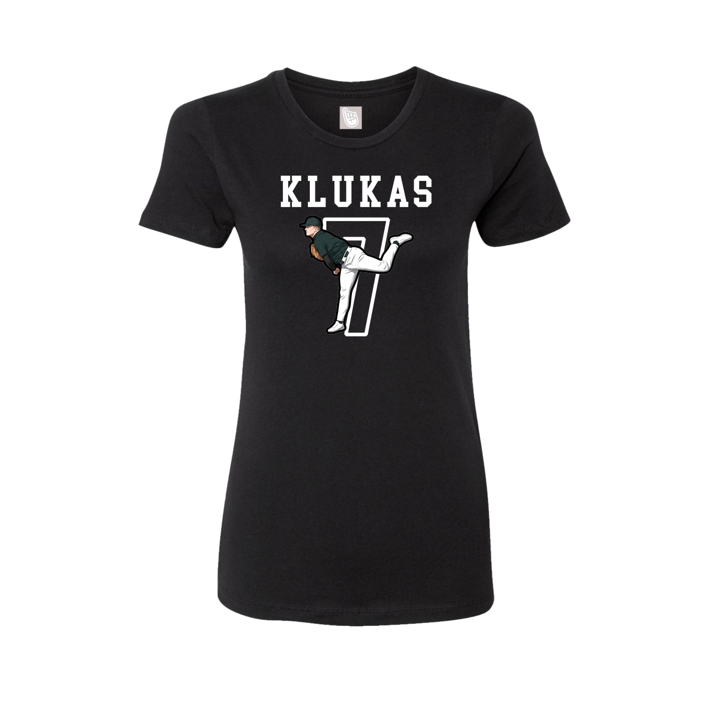 Fitted Women's Tee — Shirsey in Black