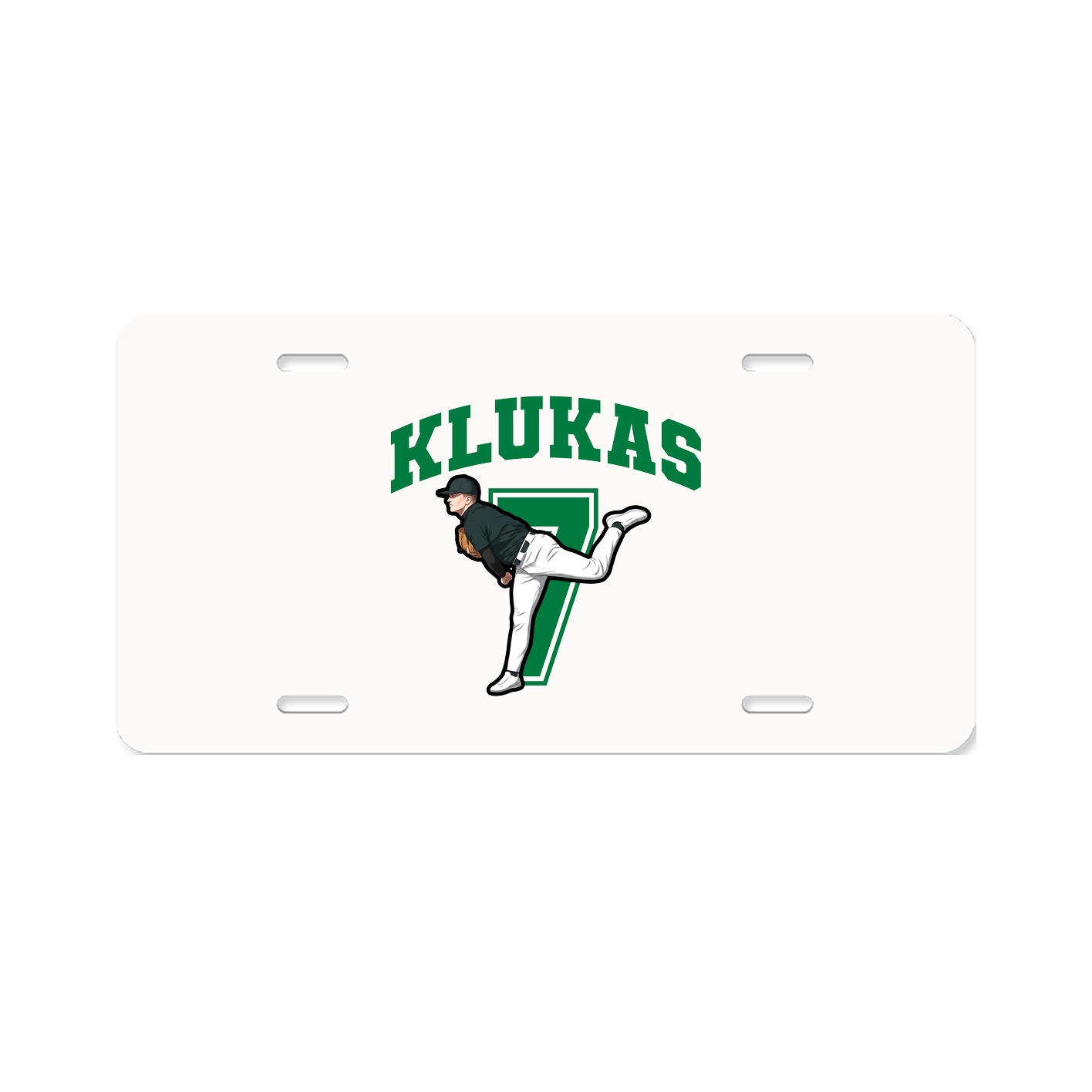 License Plate — Number in Classic