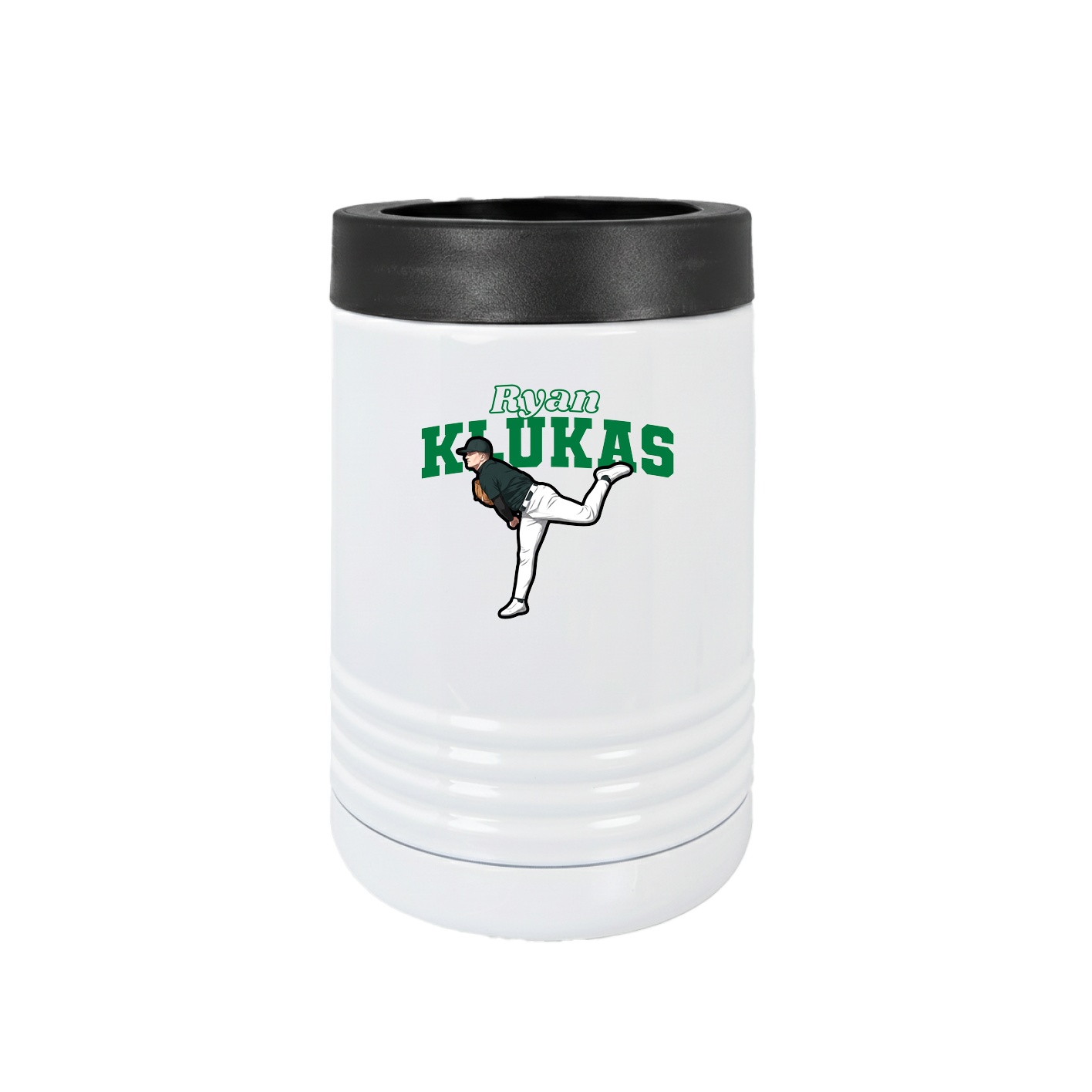 Beverage Holder — Name Arch in White