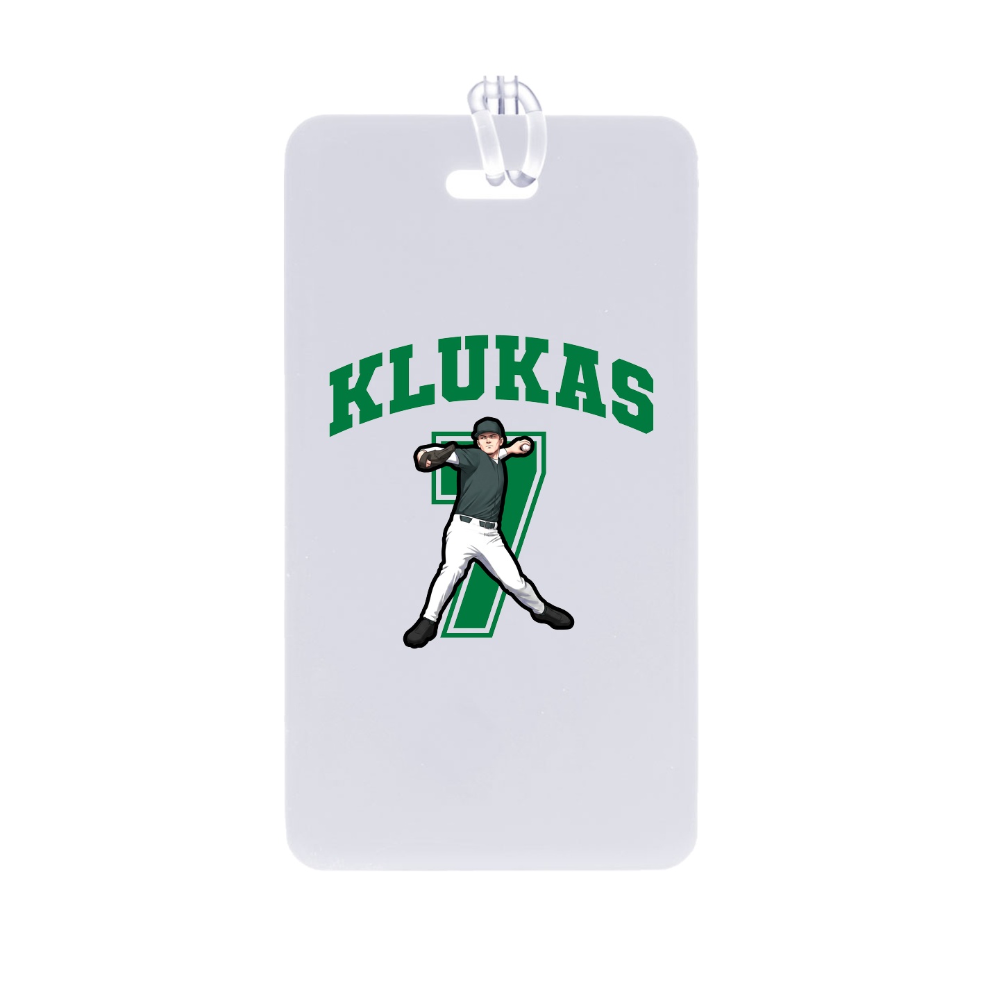 Bag Tag — Number in Classic