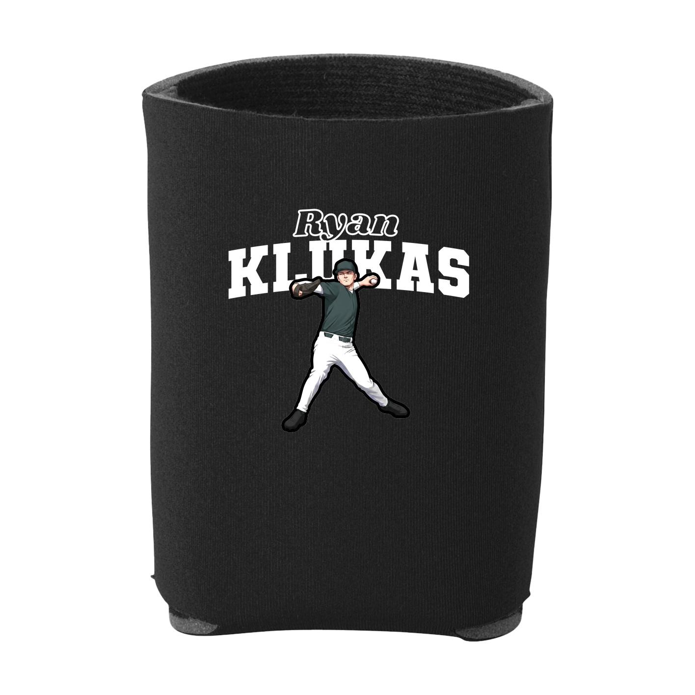 Can Holder — Name Arch in Black