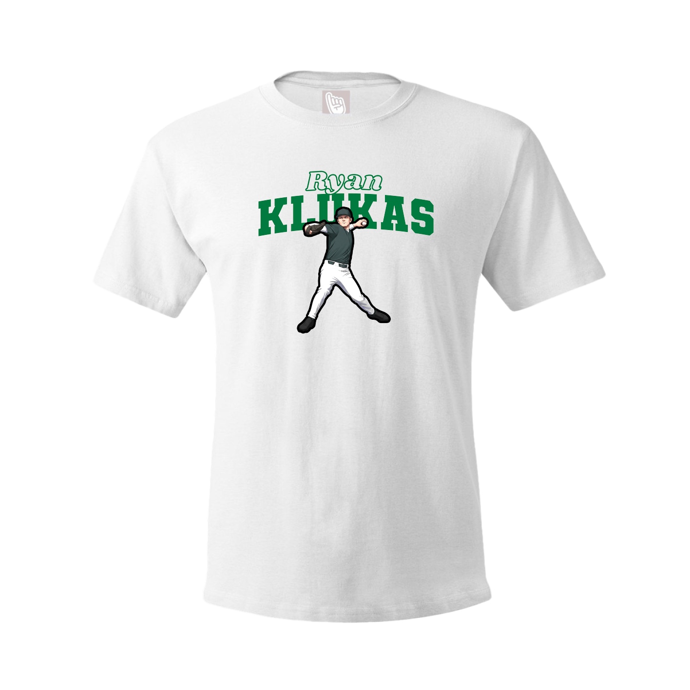Tee — Name Arch in White