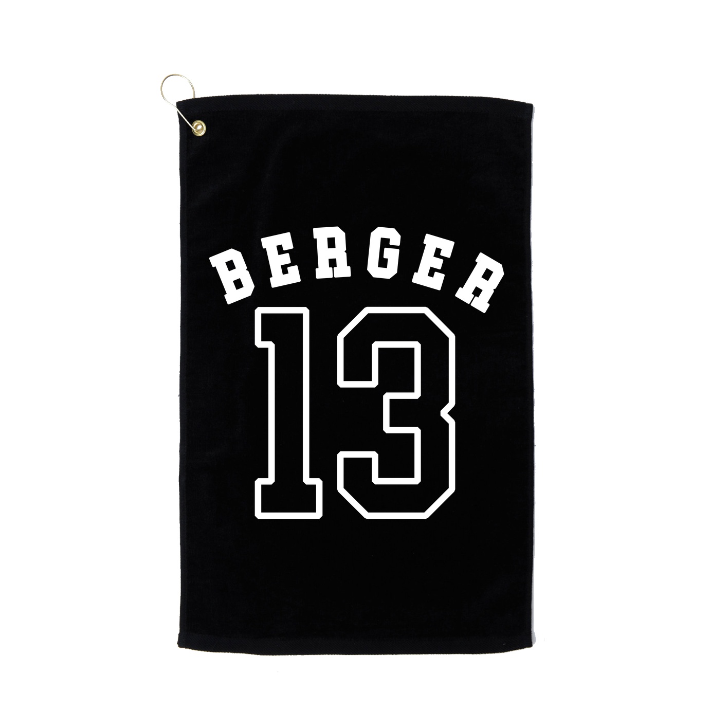 Golf Towel — Shirsey Arch in Black
