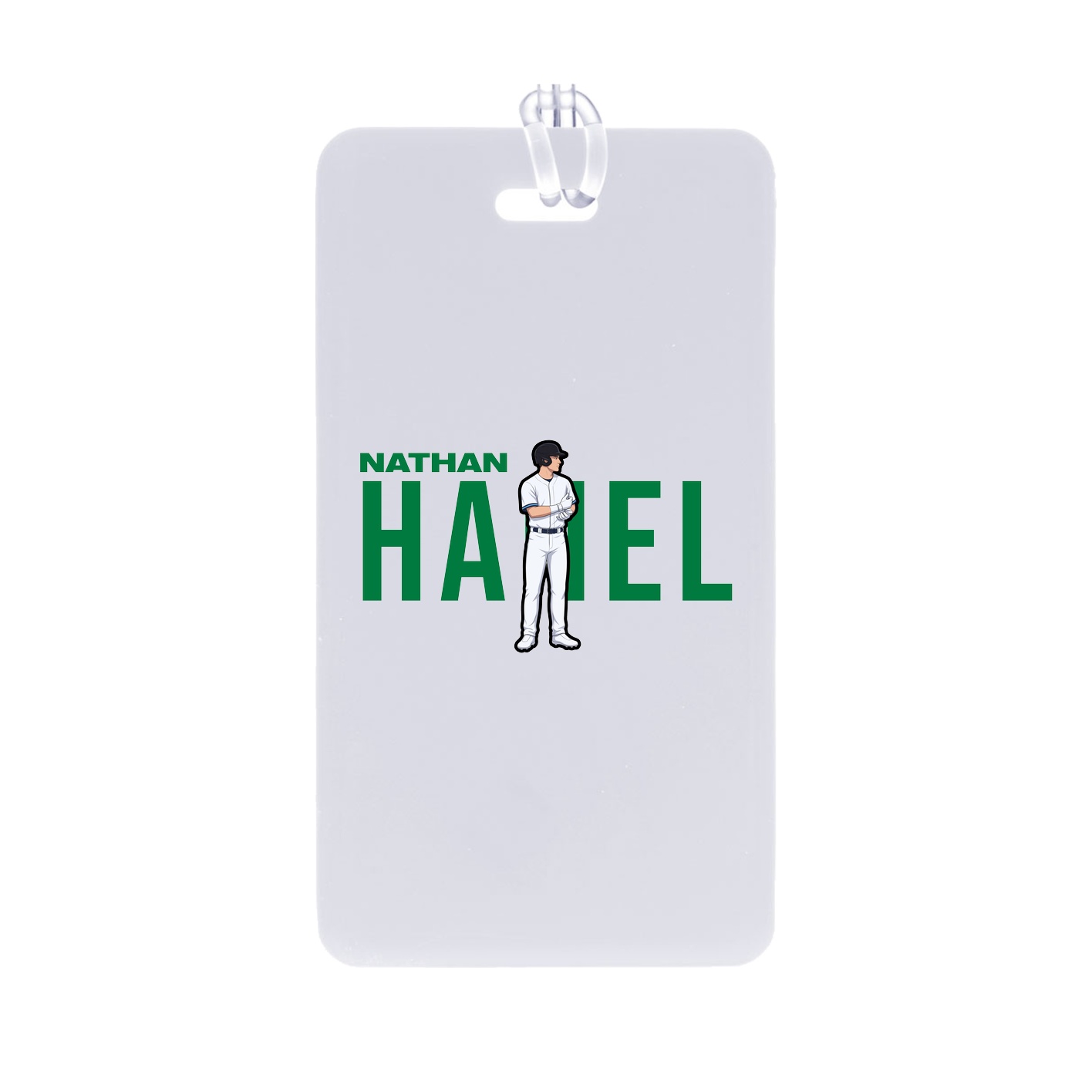 Bag Tag — Player Name in Classic