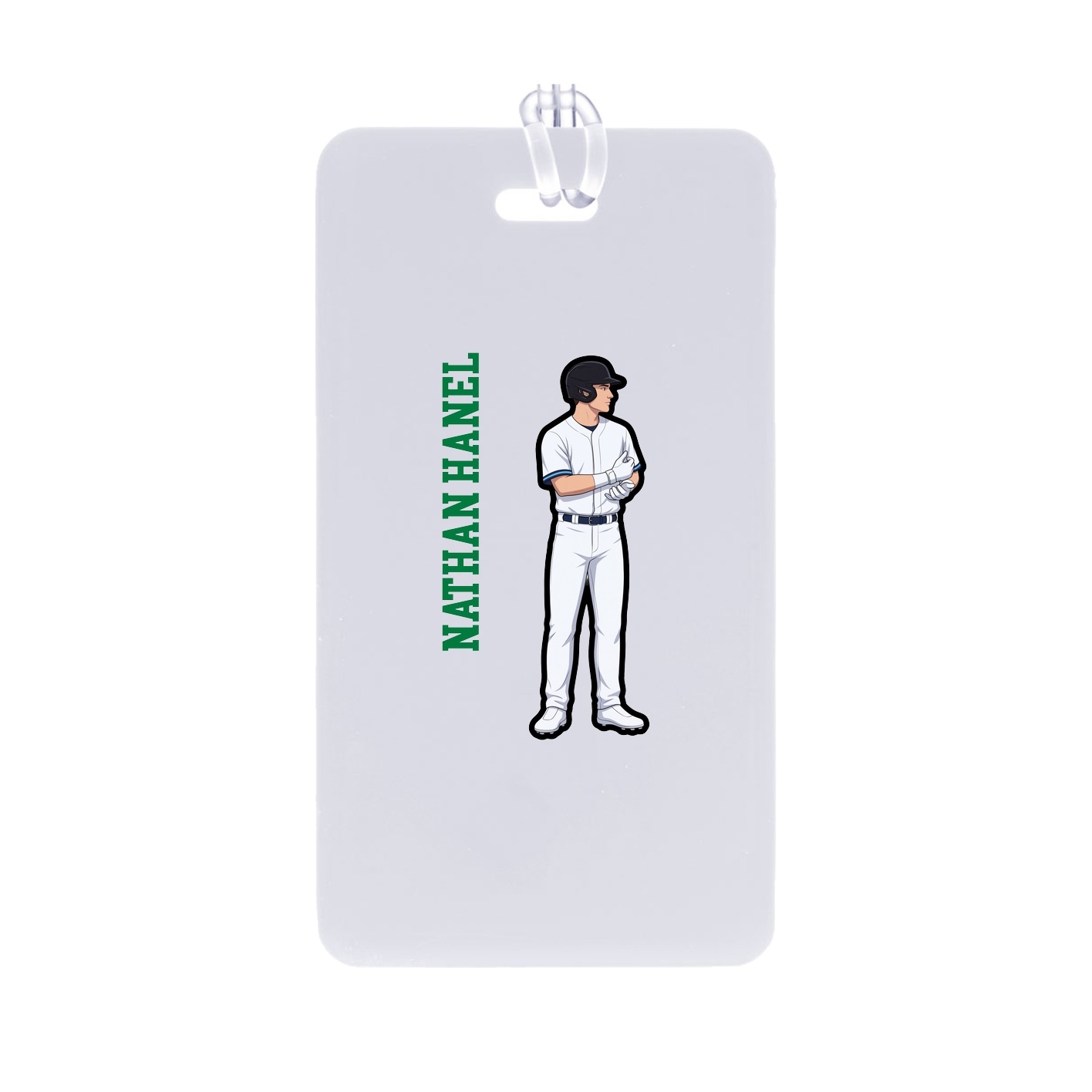 Bag Tag — Name Vertical in Classic