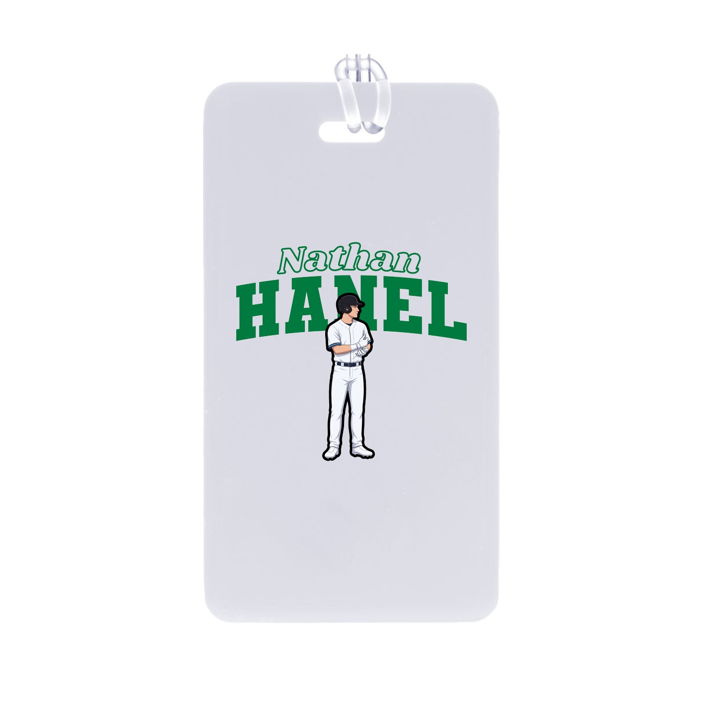Bag Tag — Name Arch in Classic