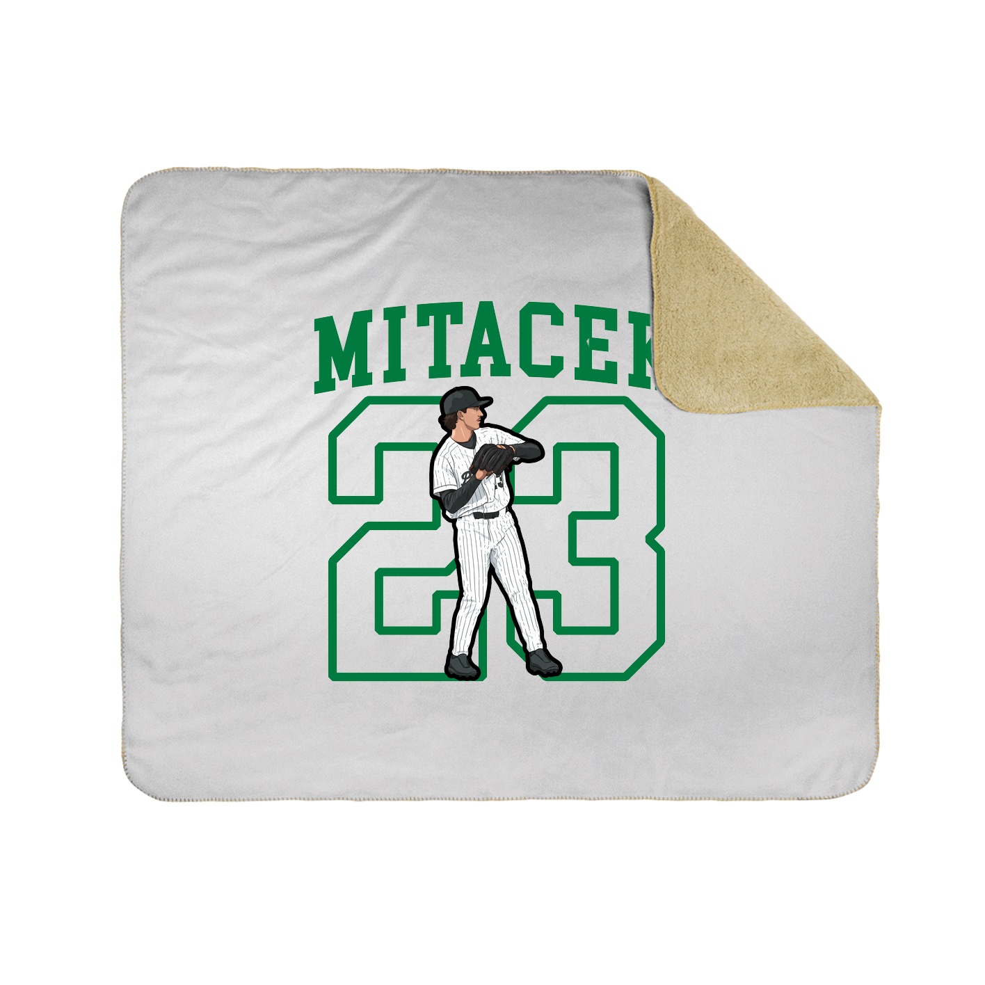 50x60 Sherpa Lined Throw Blanket