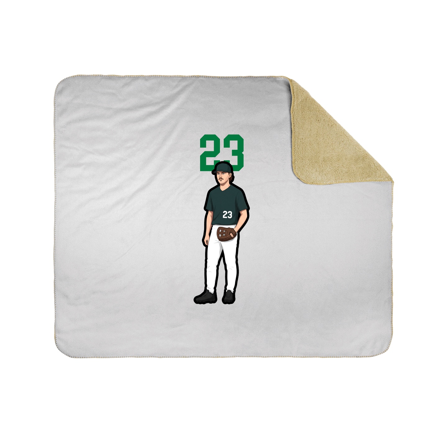 50x60 Sherpa Lined Throw Blanket