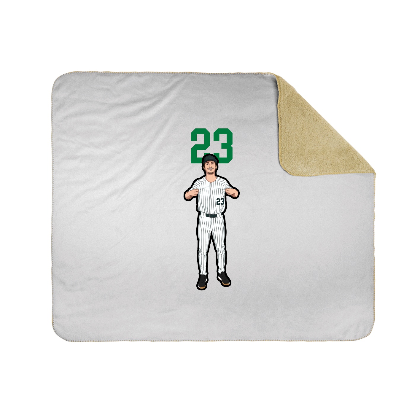 50x60 Sherpa Lined Throw Blanket