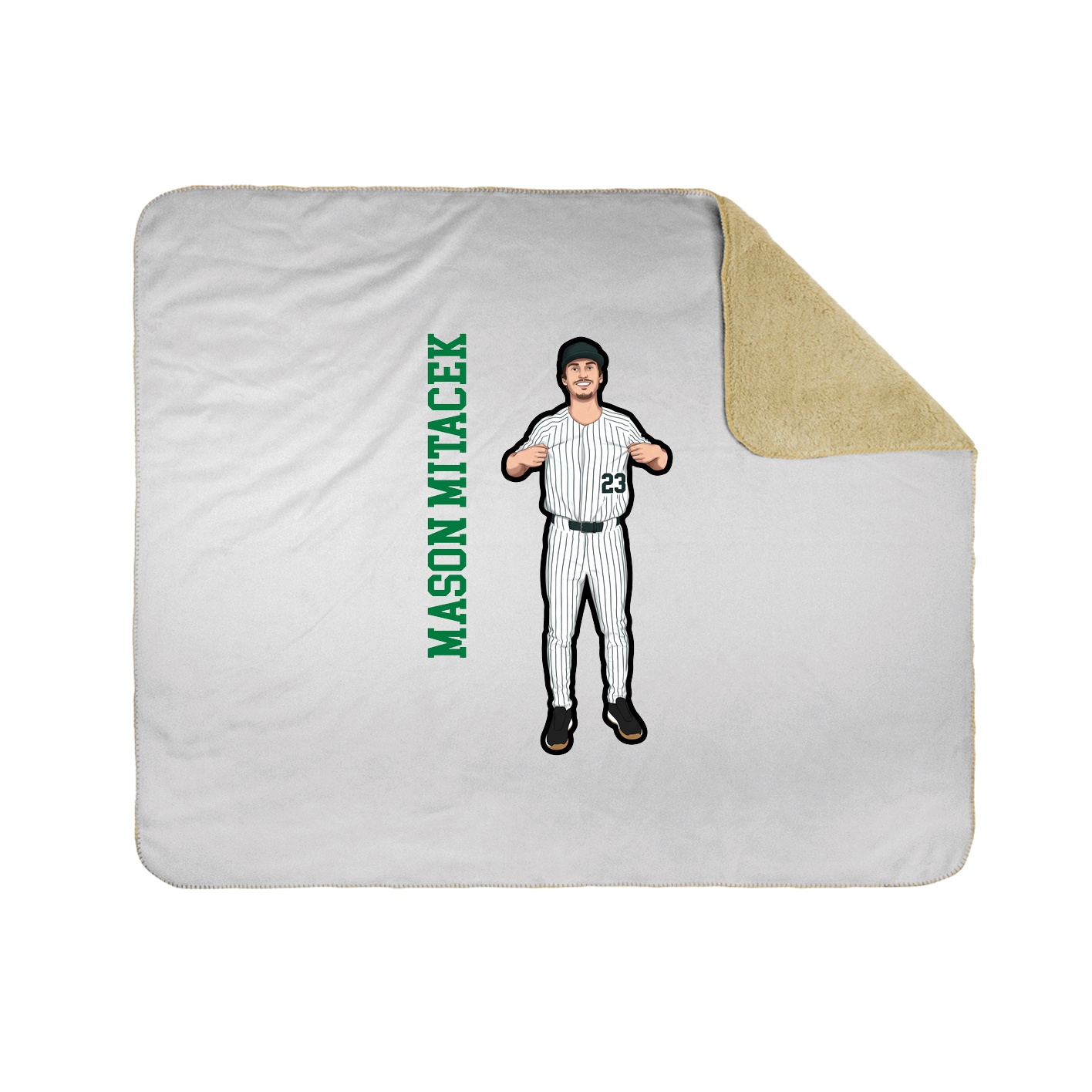 50x60 Sherpa Lined Throw Blanket