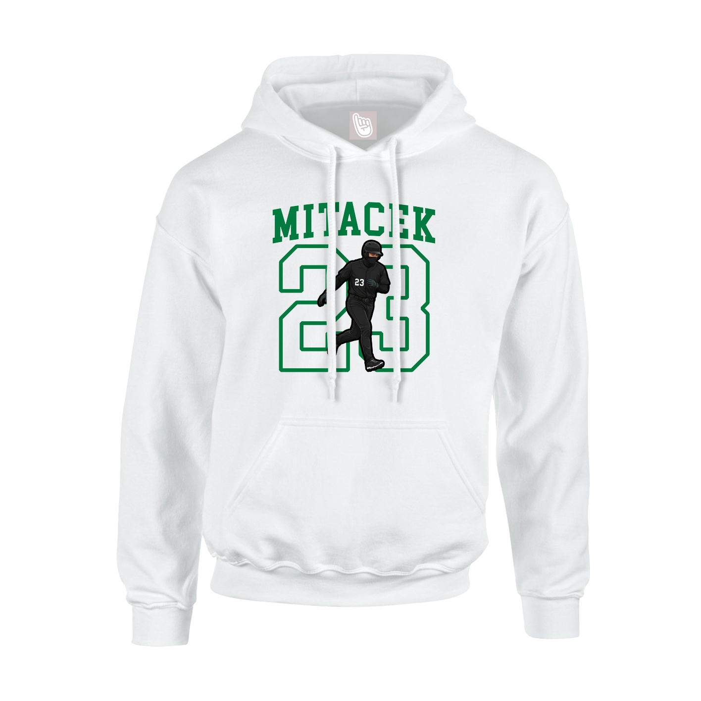 Hoodie — Shirsey in White
