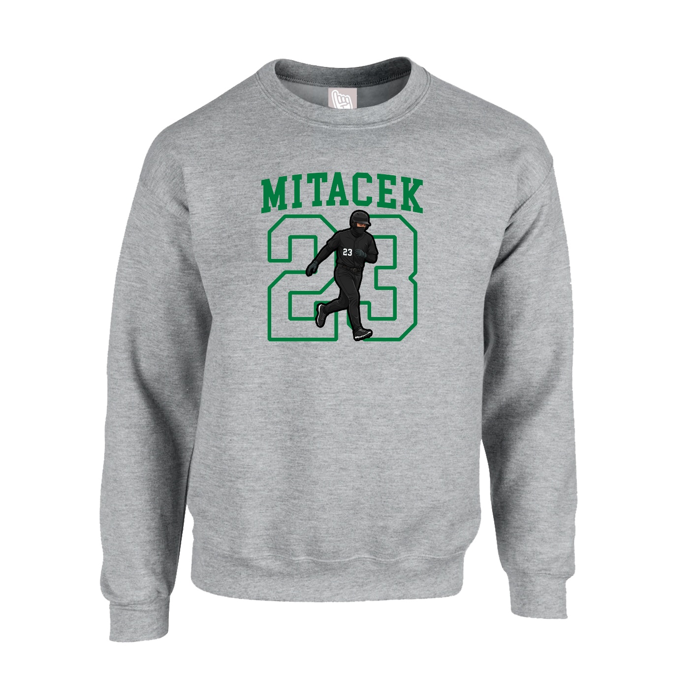 Fleece Crew — Shirsey in Grey
